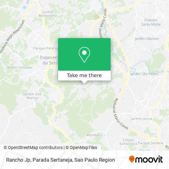 Rancho Jp, Parada Sertaneja map