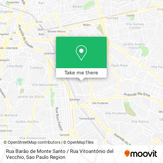 Rua Barão de Monte Santo / Rua Vitoantônio del Vecchio map
