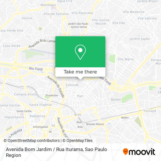 Avenida Bom Jardim / Rua Iturama map