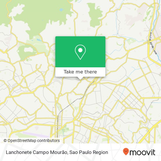 Lanchonete Campo Mourão map