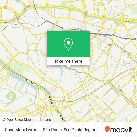 Casa Marx Livraria - São Paulo map