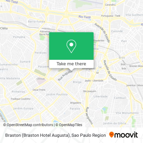 Mapa Braston (Braston Hotel Augusta)