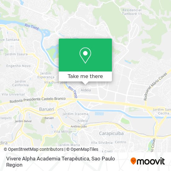 Vivere Alpha Academia Terapêutica map