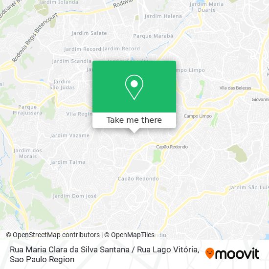 Rua Maria Clara da Silva Santana / Rua Lago Vitória map