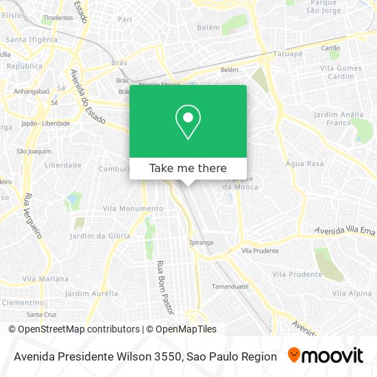 Mapa Avenida Presidente Wilson 3550