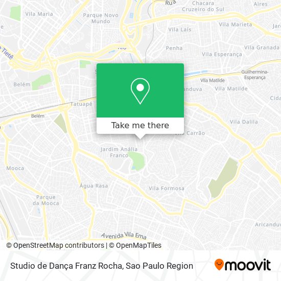 Studio de Dança Franz Rocha map