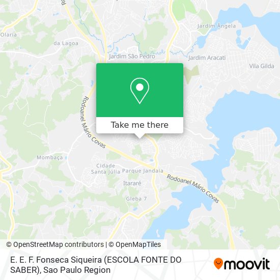 Mapa E. E. F. Fonseca Siqueira (ESCOLA FONTE DO SABER)