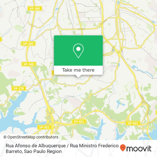 Mapa Rua Afonso de Albuquerque / Rua Ministro Frederico Barreto