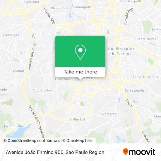 Mapa Avenida João Firmino 900