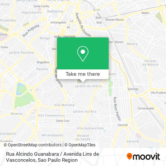 Mapa Rua Alcindo Guanabara / Avenida Lins de Vasconcelos