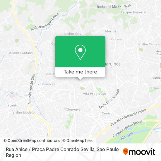 Rua Anice / Praça Padre Conrado Sevilla map