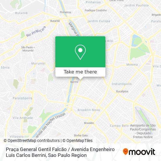 Praça General Gentil Falcão / Avenida Engenheiro Luís Carlos Berrini map