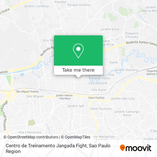 Centro de Treinamento Jangada Fight map