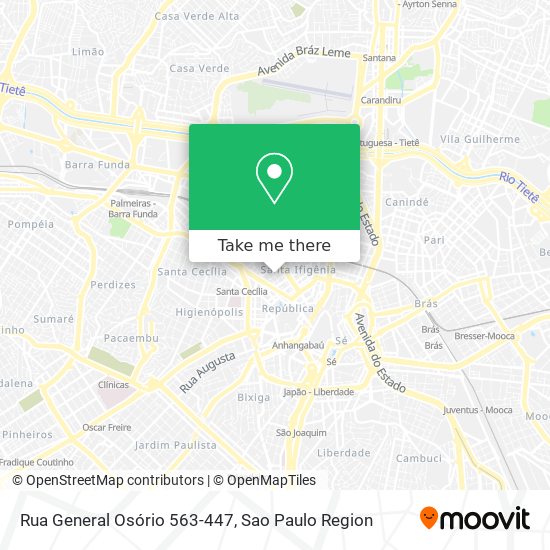 Mapa Rua General Osório 563-447