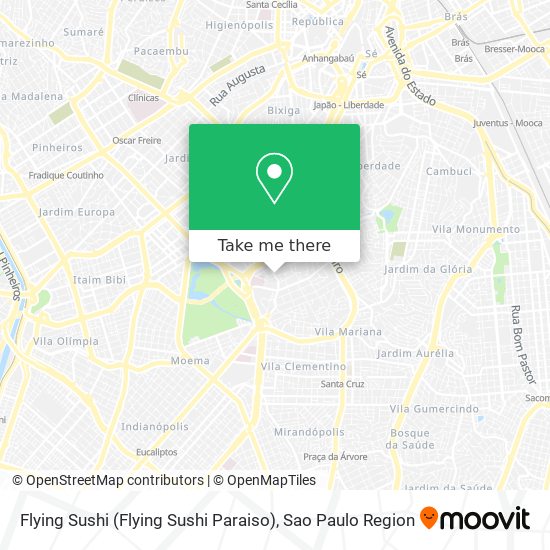 Flying Sushi (Flying Sushi Paraiso) map