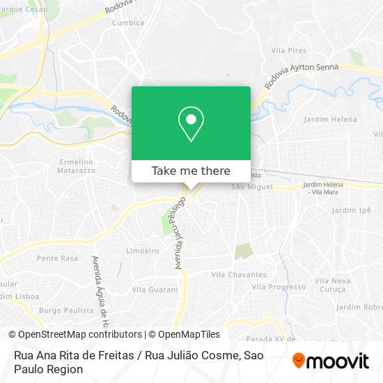 Rua Ana Rita de Freitas / Rua Julião Cosme map