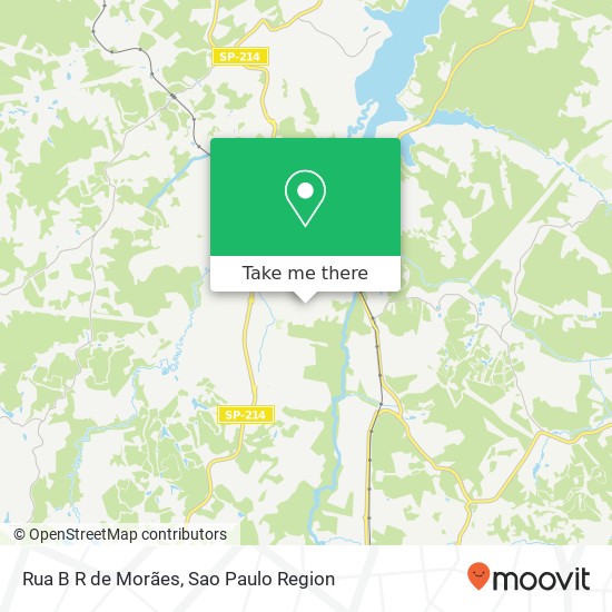 Rua B R de Morães map