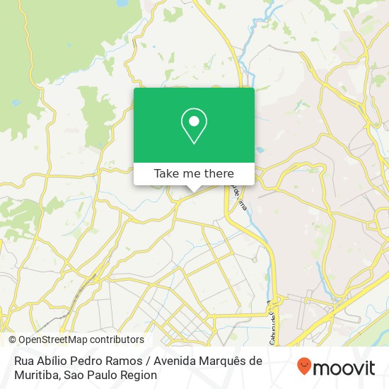 Mapa Rua Abílio Pedro Ramos / Avenida Marquês de Muritiba