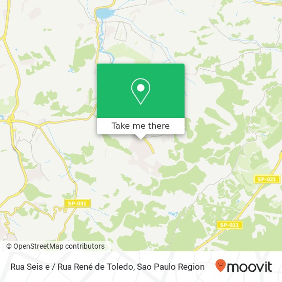 Rua Seis e / Rua René de Toledo map