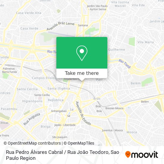 Rua Pedro Álvares Cabral / Rua João Teodoro map