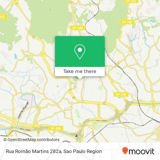 Mapa Rua Romão Martins 282a