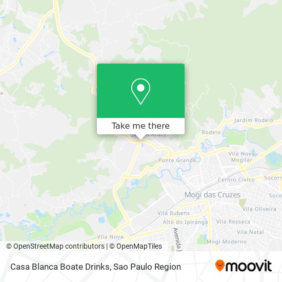 Casa Blanca Boate Drinks map