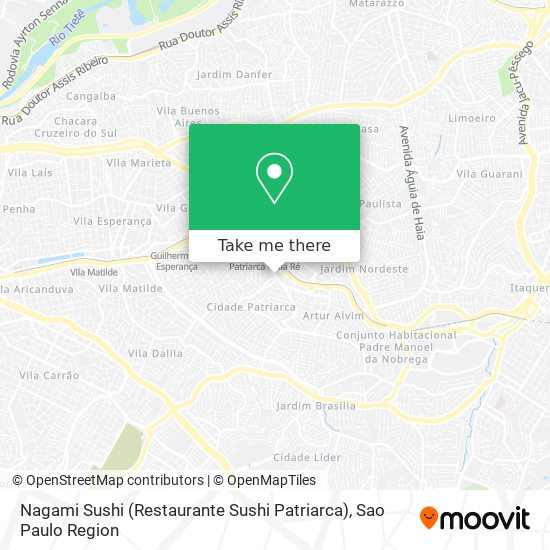 Nagami Sushi (Restaurante Sushi Patriarca) map