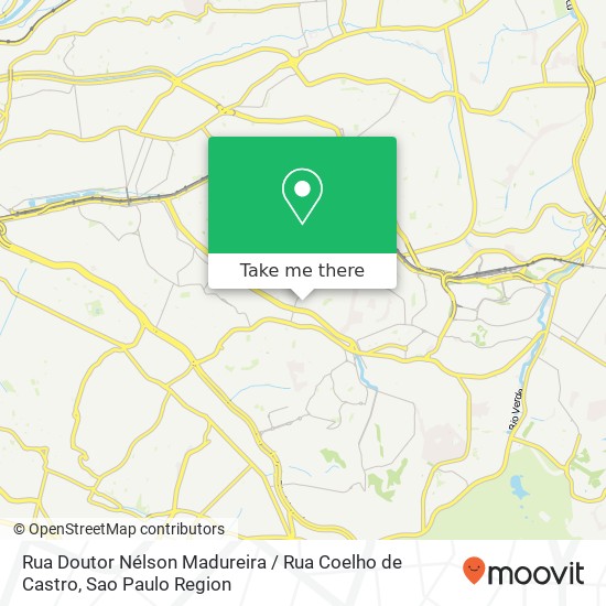 Mapa Rua Doutor Nélson Madureira / Rua Coelho de Castro