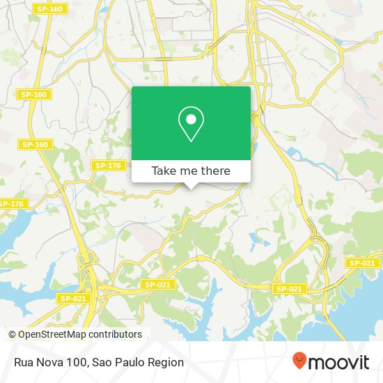 Rua Nova 100 map