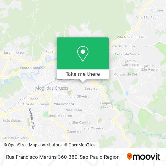 Rua Francisco Martins 360-380 map