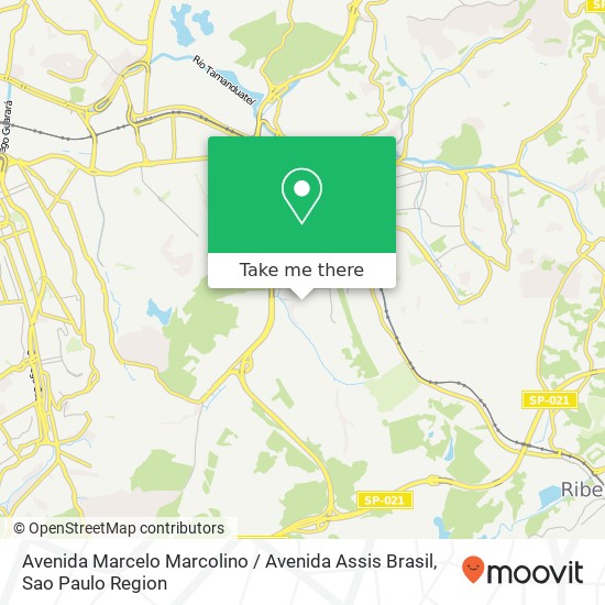 Avenida Marcelo Marcolino / Avenida Assis Brasil map