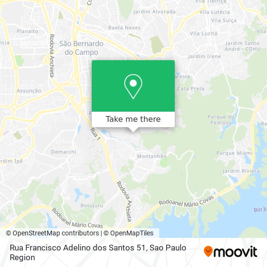 Rua Francisco Adelino dos Santos 51 map