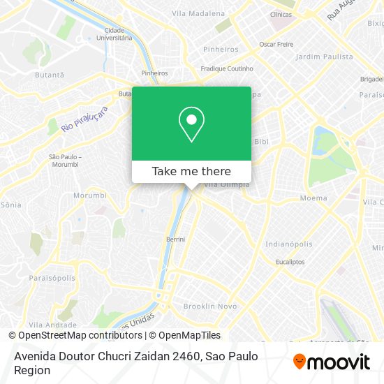 Avenida Doutor Chucri Zaidan 2460 map