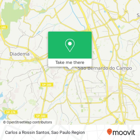 Mapa Carlos a Rossin Santos