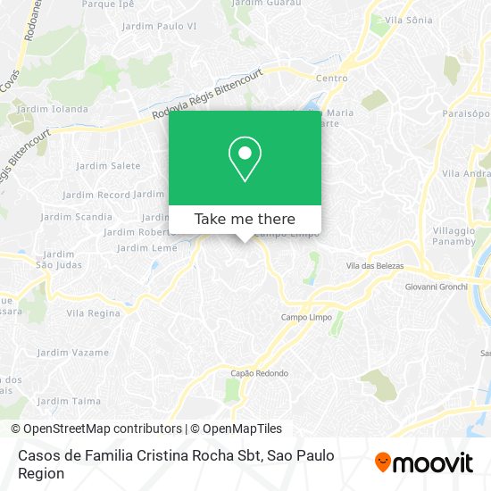 Casos de Familia Cristina Rocha Sbt map