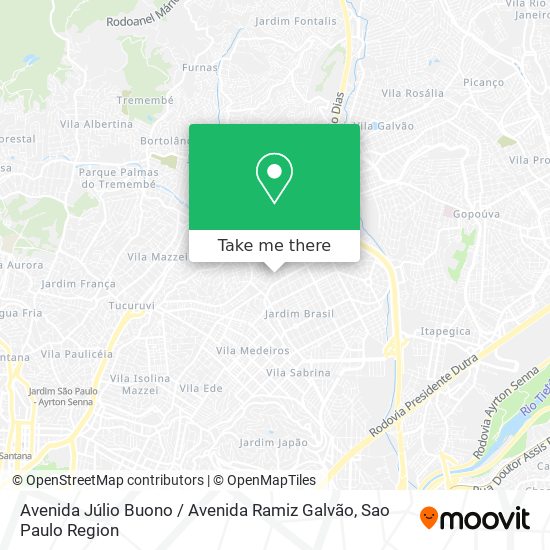 Avenida Júlio Buono / Avenida Ramiz Galvão map