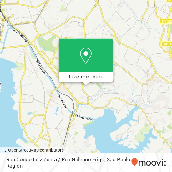 Rua Conde Luiz Zunta / Rua Galeano Frigo map