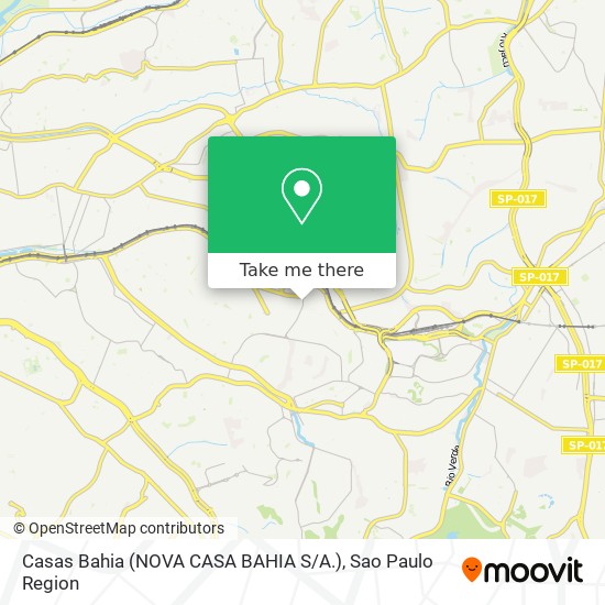 Casas Bahia (NOVA CASA BAHIA S / A.) map