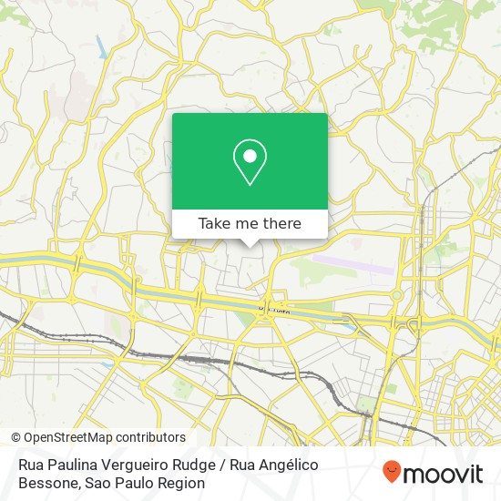 Rua Paulina Vergueiro Rudge / Rua Angélico Bessone map