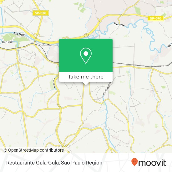 Mapa Restaurante Gula-Gula
