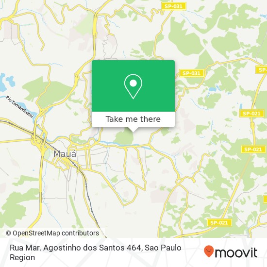 Mapa Rua Mar. Agostinho dos Santos 464