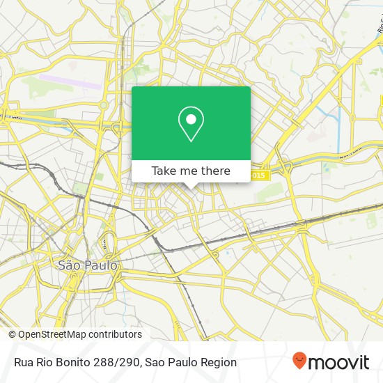 Mapa Rua Rio Bonito 288/290