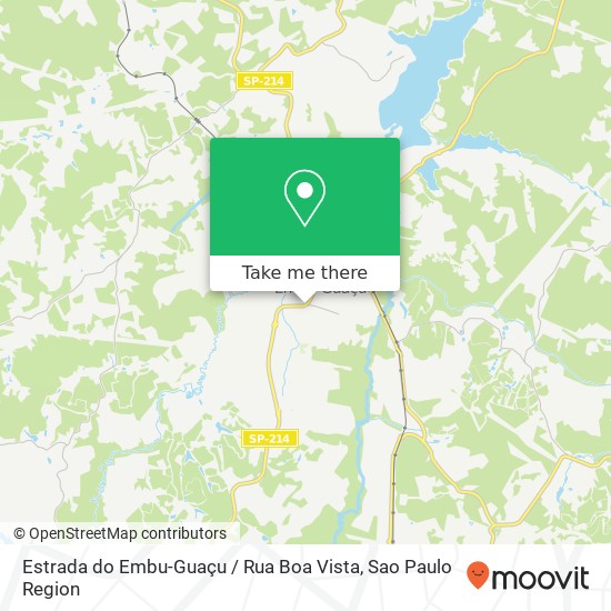 Estrada do Embu-Guaçu / Rua Boa Vista map