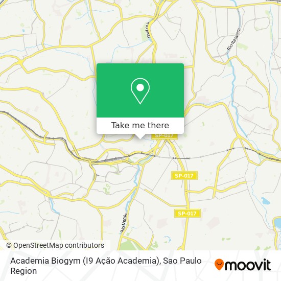 Academia Biogym (I9 Ação Academia) map