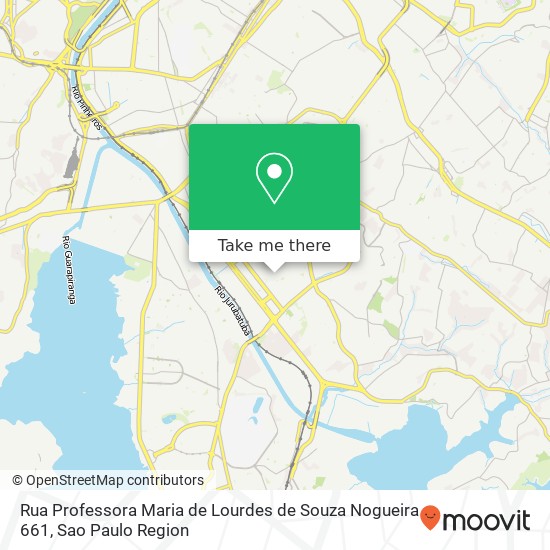 Rua Professora Maria de Lourdes de Souza Nogueira 661 map