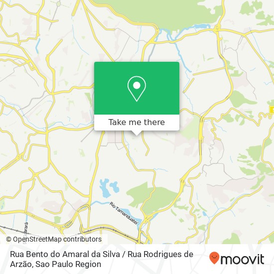 Rua Bento do Amaral da Silva / Rua Rodrigues de Arzão map