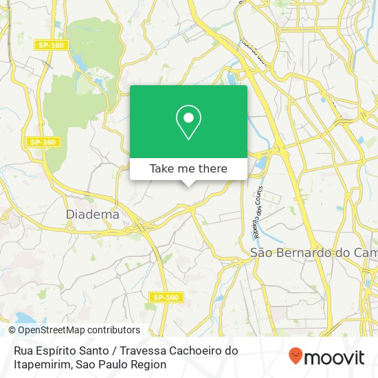 Rua Espírito Santo / Travessa Cachoeiro do Itapemirim map