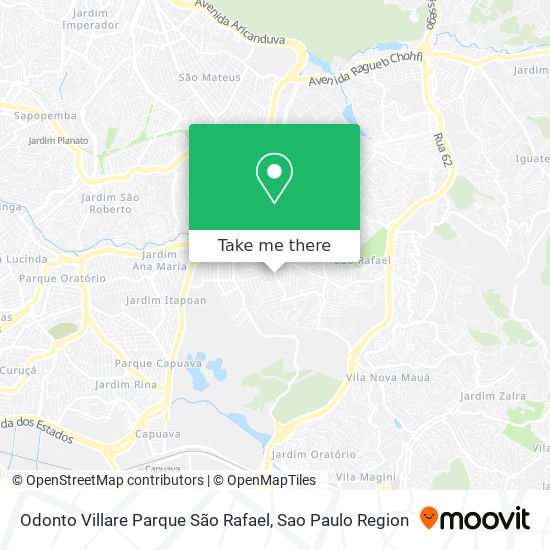 Odonto Villare Parque São Rafael map