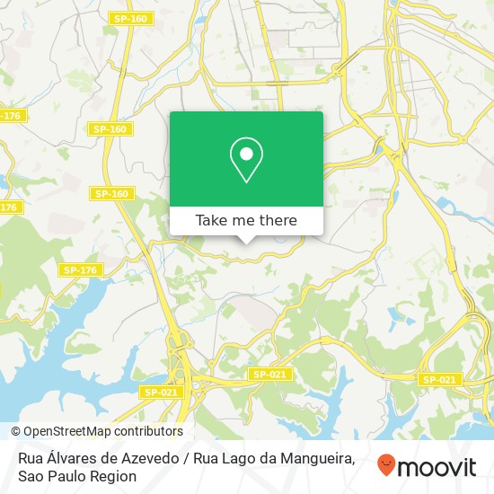 Rua Álvares de Azevedo / Rua Lago da Mangueira map