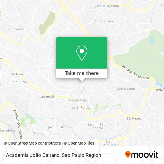 Academia João Caitano map